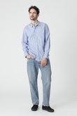 【MEN】 FINBAR イタリアンコットン スモールギンガムチェック シャツ