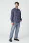 【MEN】 FINBAR イタリアンコットン ネイビーブロッサム シャツ フランク＆アイリーン/Frank＆Eileen
