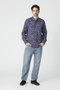 【MEN】 FINBAR イタリアンコットン ネイビーブロッサム シャツ フランク＆アイリーン/Frank＆Eileen