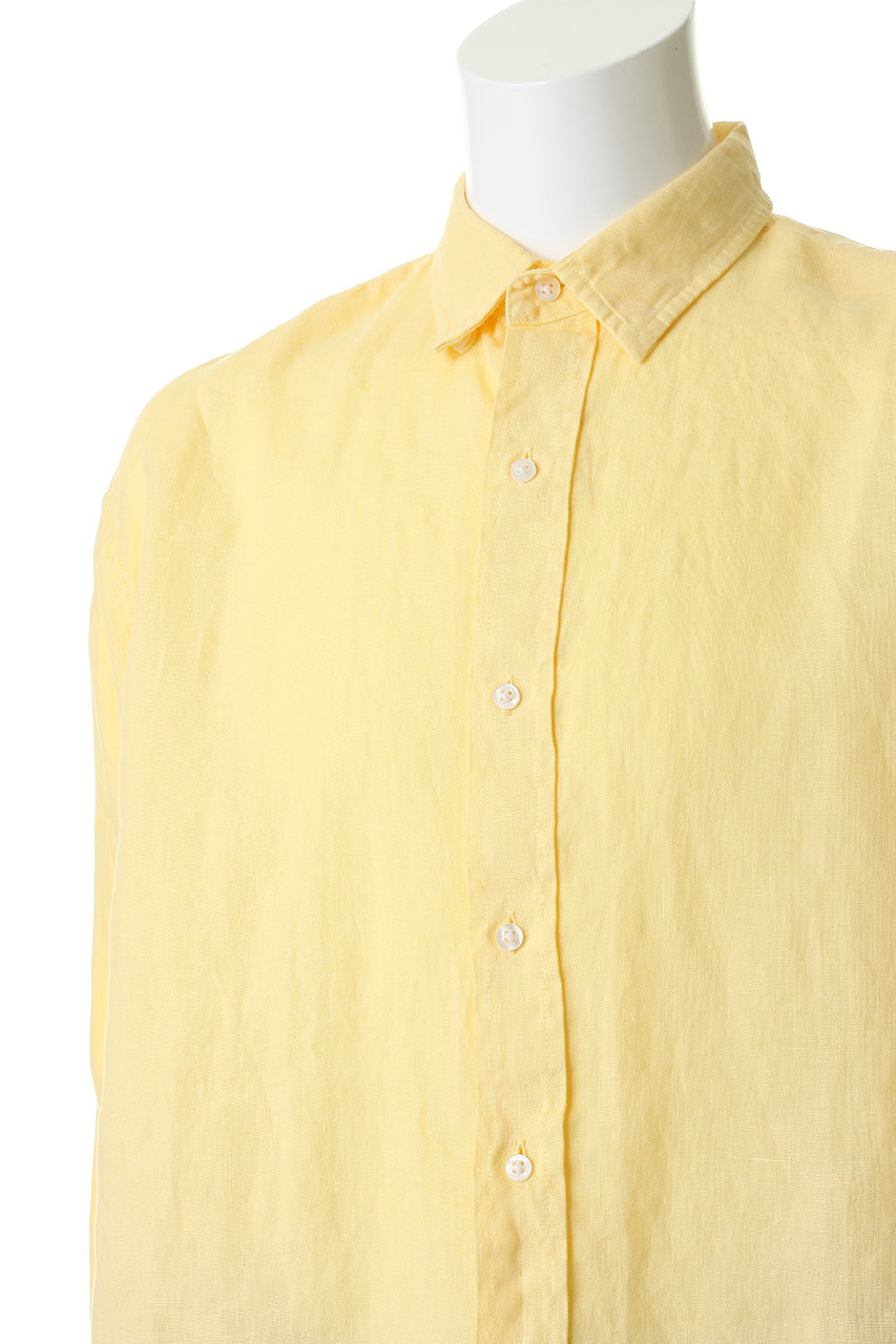 美品 フランク＆アイリーン 24SS FINBAR リネンシャツ M 黄色 Frank＆Eileen(フランク＆アイリーン)｜【MEN】 FINBAR ウォッシュド
