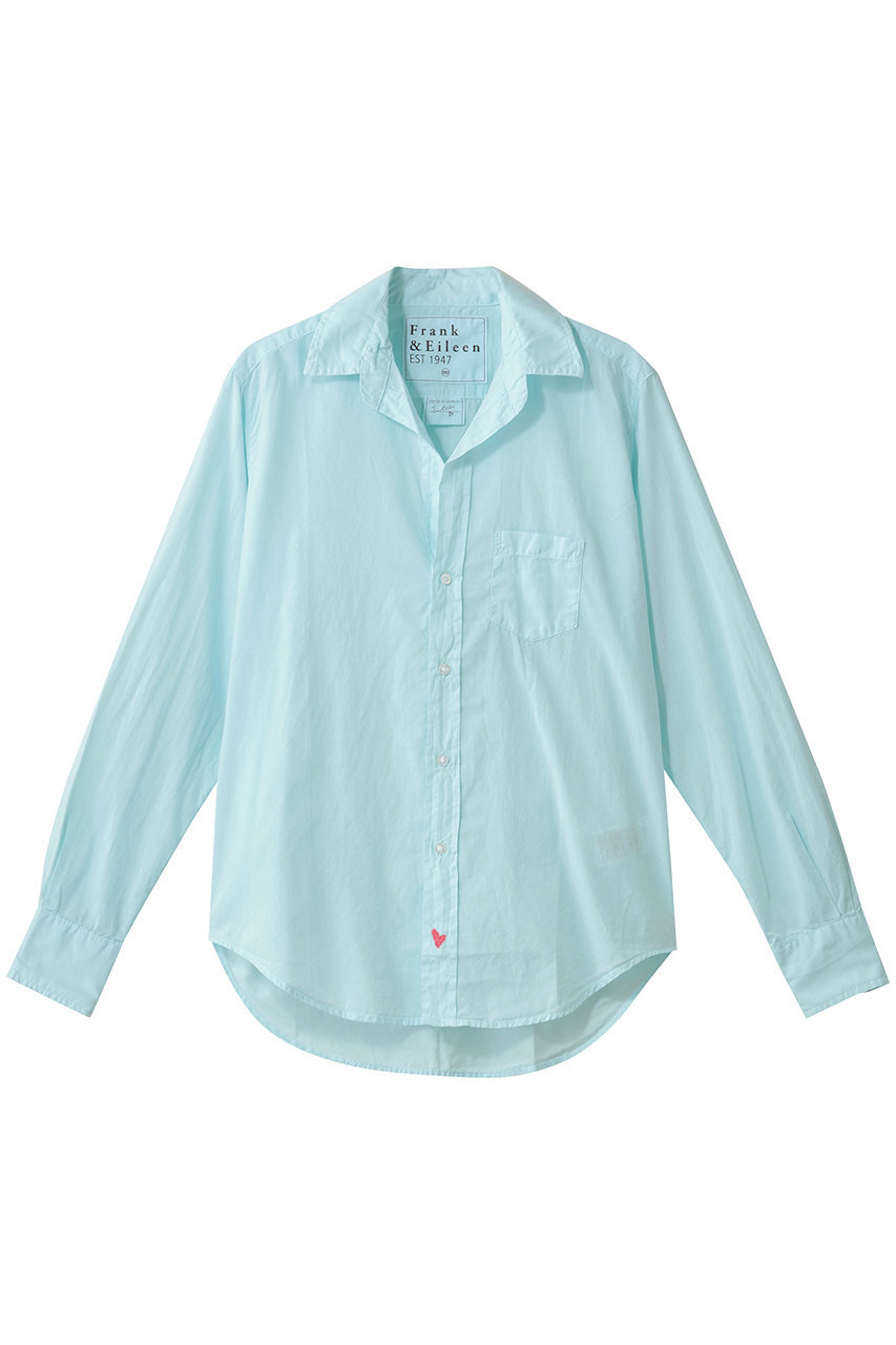 フランク＆アイリーン/Frank＆Eileenの【受注生産】【カスタム刺しゅう】EILEEN コアイタリアンライトポプリン シャツ(ライトブルー/emb9910700126)