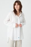 【カスタム刺しゅう】MACKENZIE ORGANIC VOILE ビッグシャツ