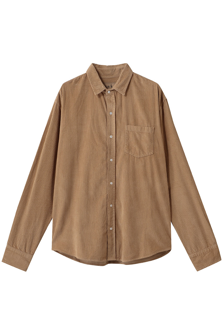 Frank＆Eileen 【MEN】 LUKE イタリアンコーデュロイ シャツ (キャメル, L) フランク＆アイリーン ELLE SHOP