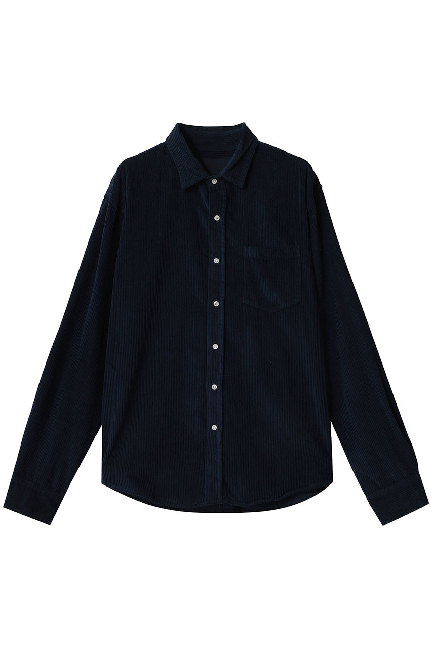 Frank＆Eileen 【MEN】 LUKE イタリアンコーデュロイ シャツ (ネイビー, M) フランク＆アイリーン ELLE SHOP