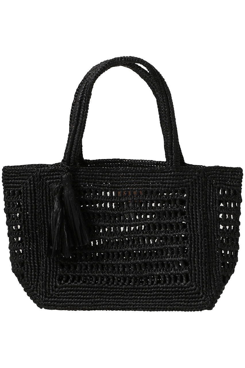 メゾン・エヌ・アッシュ・パリ/MAISON N.H PARISのANNABELLE PETIT カゴバッグ(ブラック/PO1R03B045)