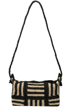 メゾン・エヌ・アッシュ・パリ/MAISON N.H PARISのQUINN ラフィアショルダーバッグ(120500/120501)