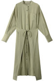 【P.P】フロントボタンシャツワンピース