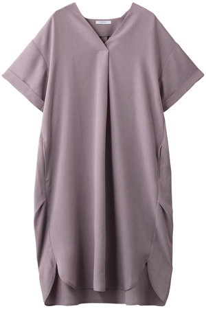 ローズバッド/ROSE BUDのタックフレアVネックワンピース