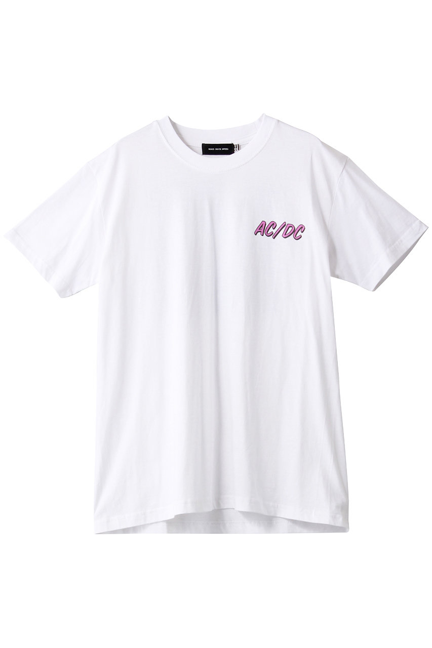 SALE 【40%OFF】 ROSE BUD ローズバッド 【GOOD ROCK SPEED】ACDCプリントTシャツ ホワイト
