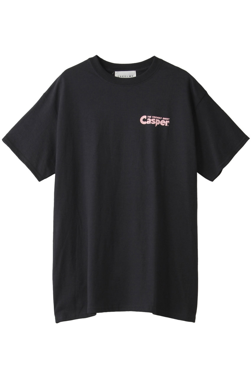 ROSE BUD ローズバッド 【CREOLME別注】CasperTシャツ ブラック
