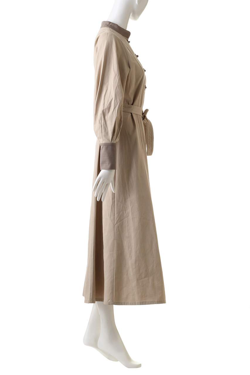 Rose Bud ローズバッド ボリュームスリーブチャイナワンピース ブラック の通販 Elleshop エル ショップ