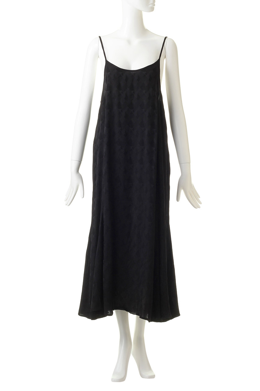 Rose Bud ローズバッド ジャカードキャミワンピース ブラック の通販 Elleshop エル ショップ