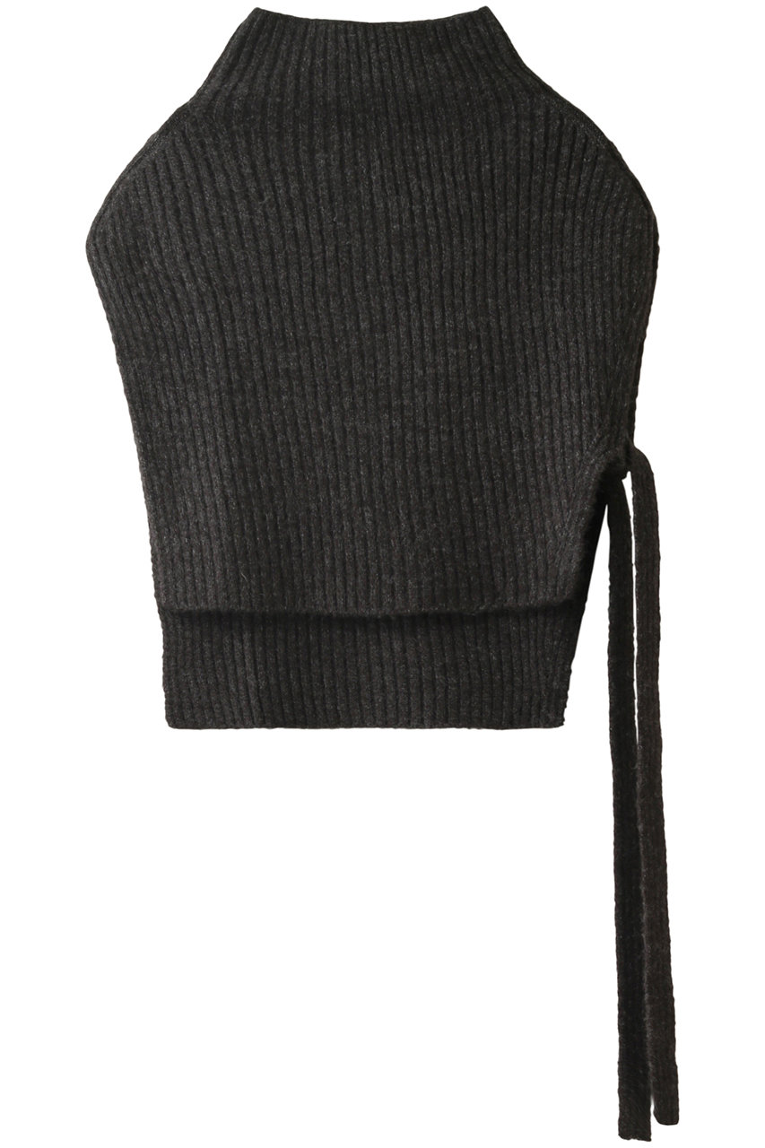 Rose Bud ローズバッド Mijeong Park ニットベスト グレー の通販 Elleshop エル ショップ