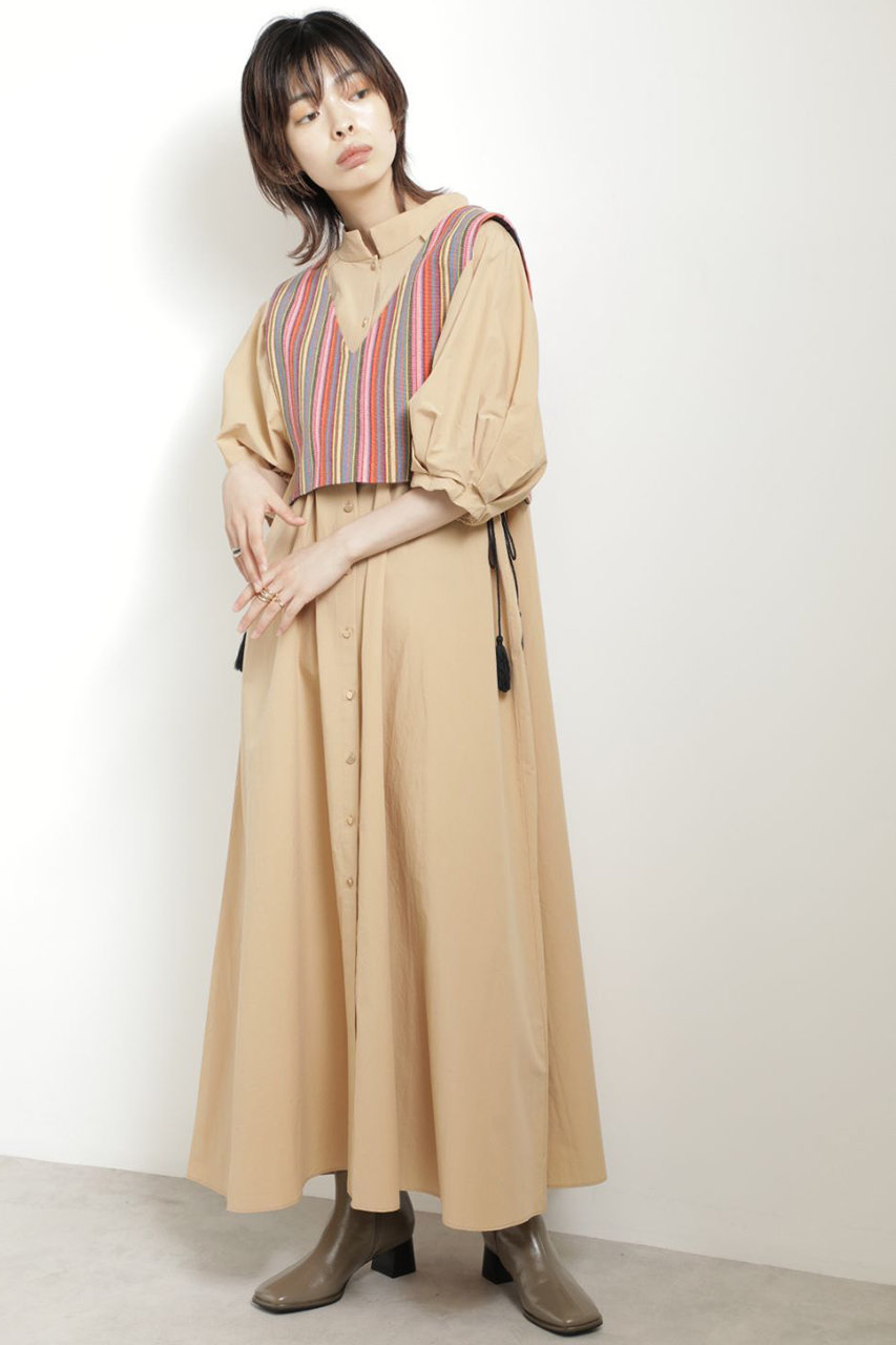 Rose Bud ローズバッド マルチストライプビスチェ ピンク の通販 Elleshop エル ショップ