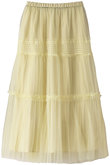 チュールプリーツスカート