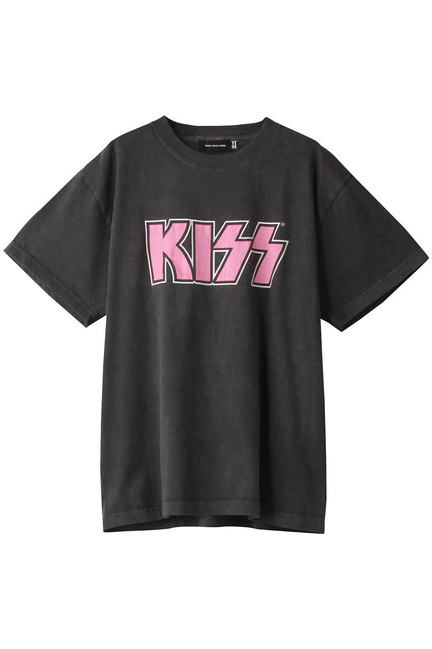 ROSE BUD 【GOOD ROCK SPEED】KISS Tシャツ (ブラック, F) ローズバッド ELLE SHOP