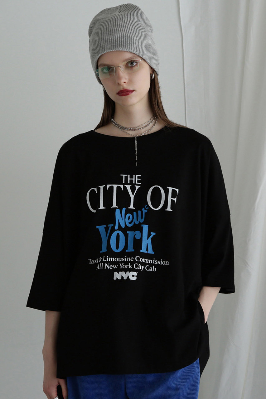 ローズバッド/ROSE BUDのNYCビッグTシャツ(ブラック/6004213187)