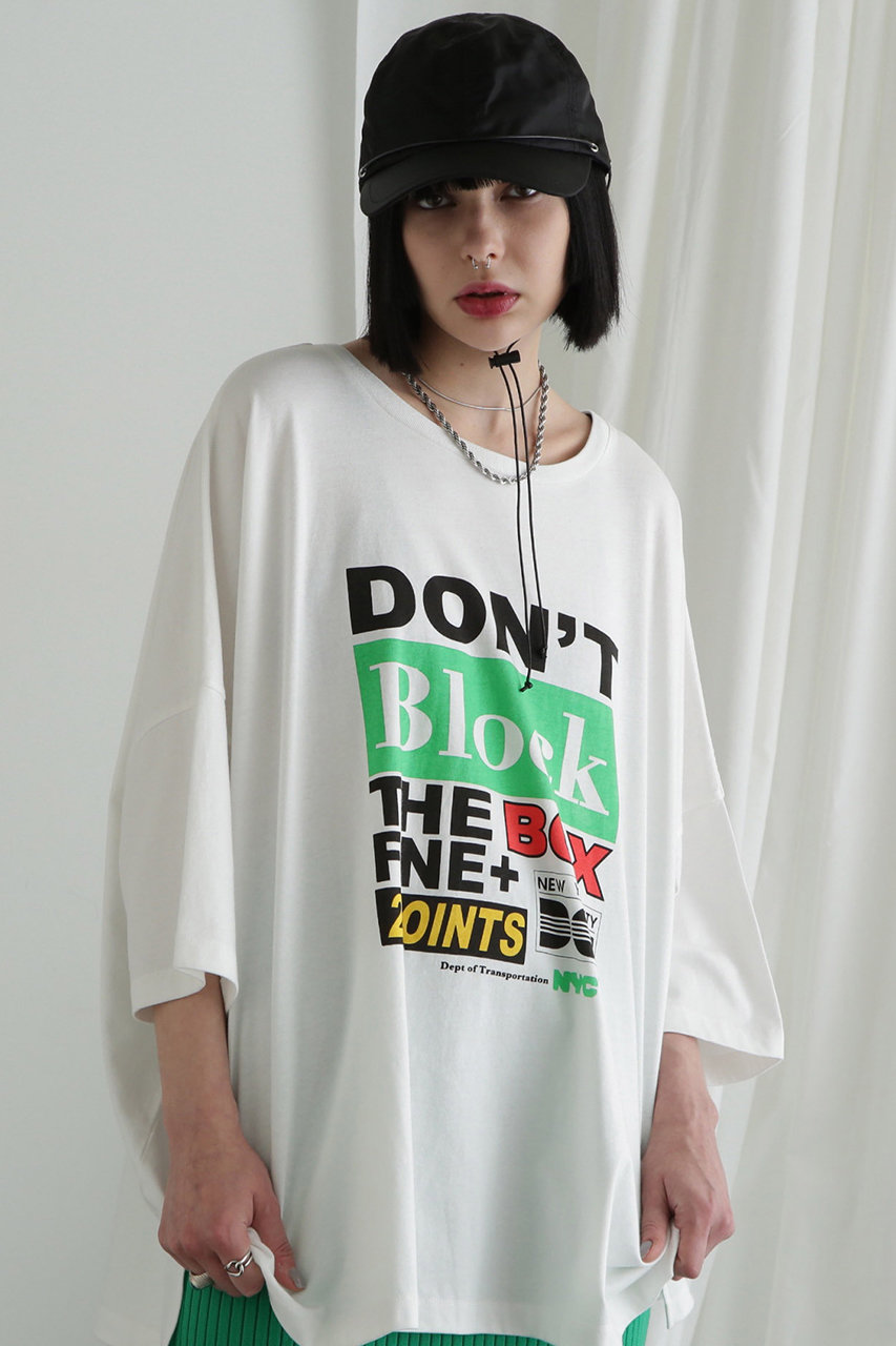 ローズバッド/ROSE BUDのNYCビッグTシャツ(ホワイト/6004213187)