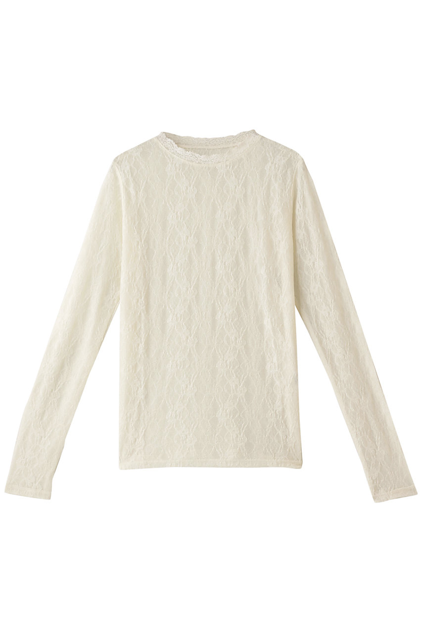 ROSE BUD ローズバッド レーストップス ホワイト