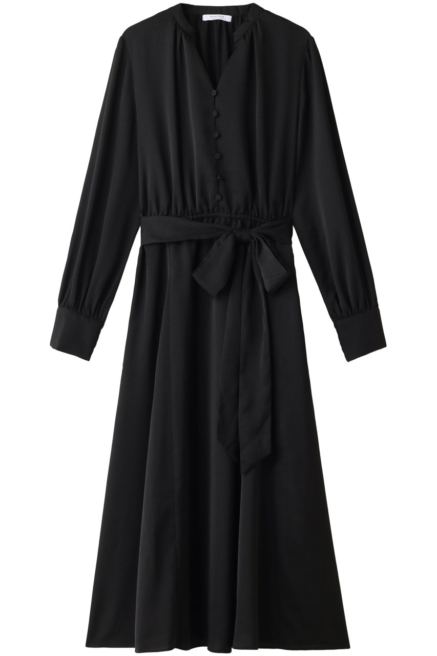 SALE 【40%OFF】 ROSE BUD ローズバッド ウエストリボンベルトワンピース ブラック