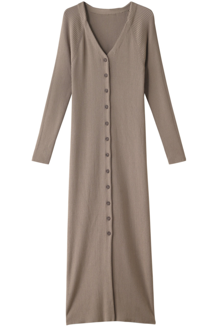 ロングカーディガン パンツコーデ 40代 50代向け6色 白など Mellow