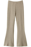 リネンニットフレアパンツ