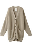 リネンニットビッグカーディガン
