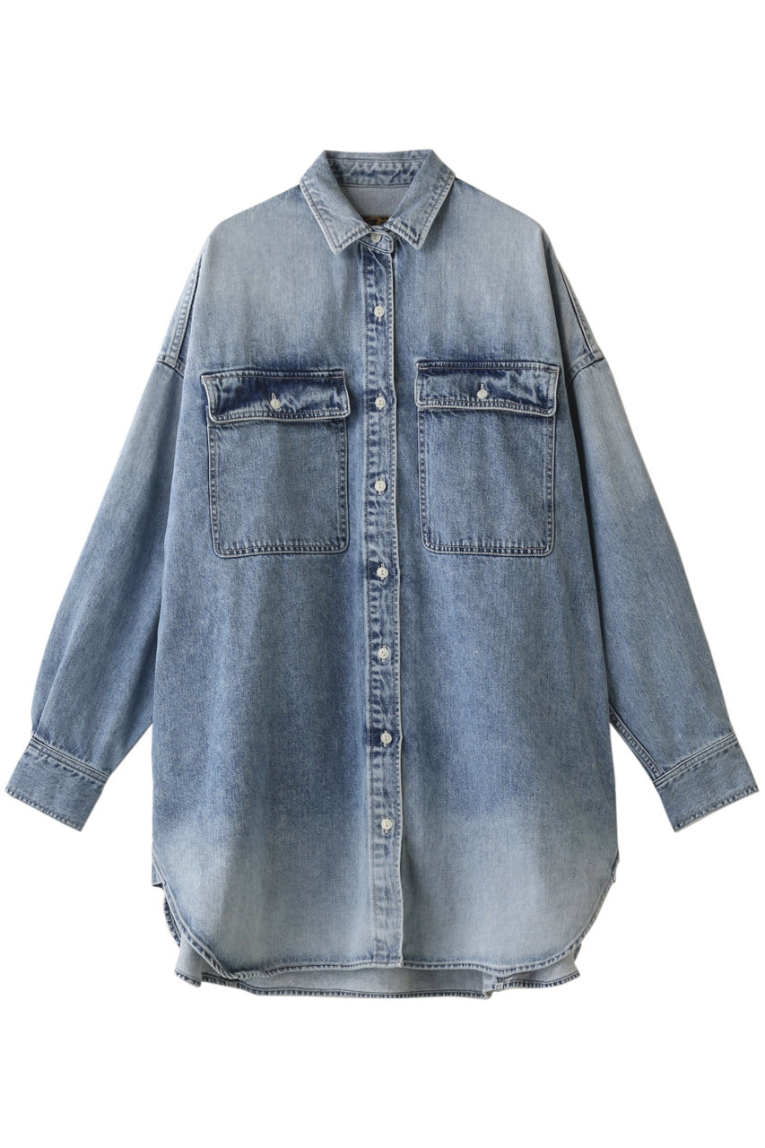 ウィムガゼット　DENIMシャツワンピース