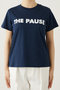 【THE PAUSE】THE PAUSE Tシャツ ウィム ガゼット/Whim Gazette ネイビー