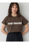 【THE PAUSE】THE PAUSE Tシャツ ウィム ガゼット/Whim Gazette モカ