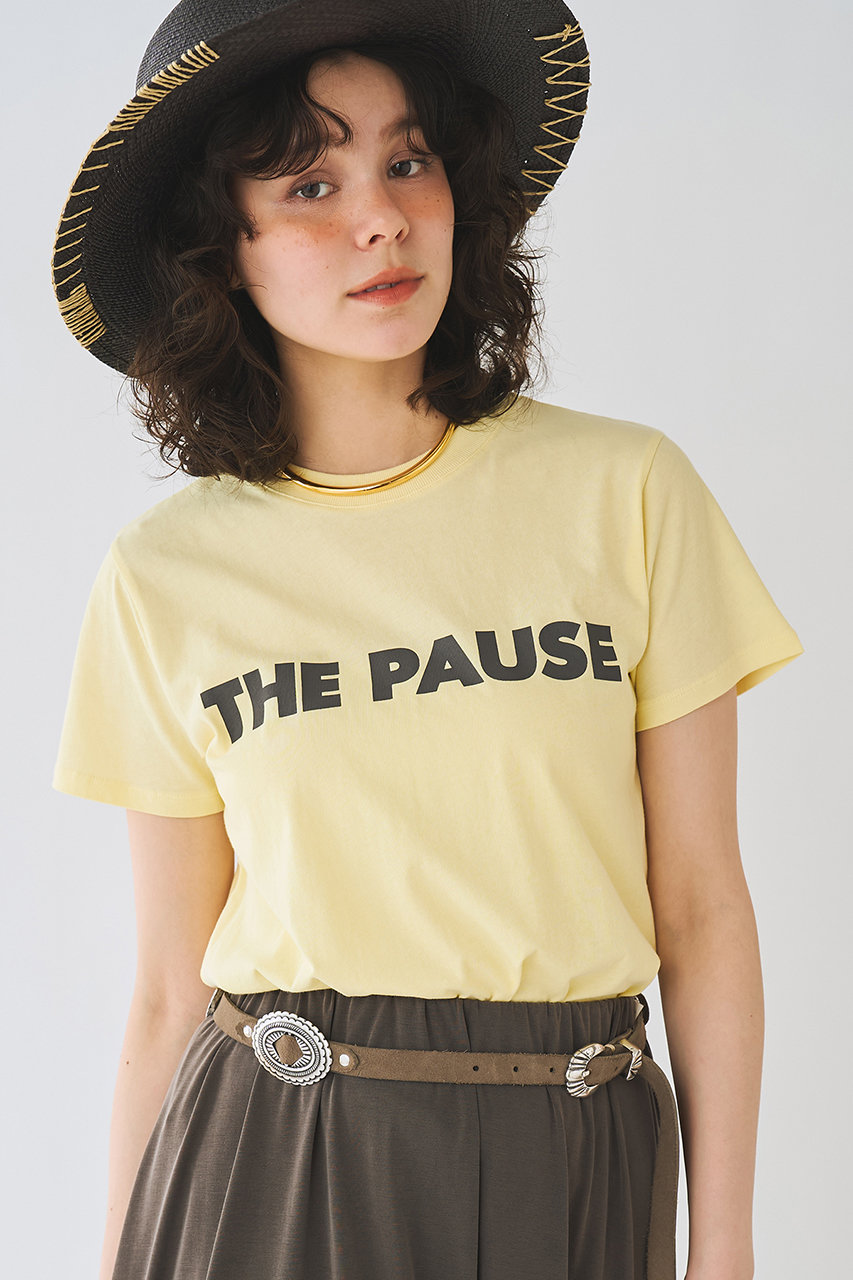 ウィム ガゼット/Whim Gazetteの【予約販売】【THE PAUSE】THE PAUSE Tシャツ(レモンイエロー/WGZ1021306A0008)