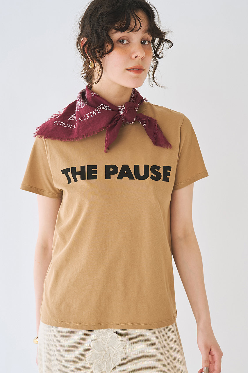 ウィム ガゼット/Whim Gazetteの【予約販売】【THE PAUSE】THE PAUSE Tシャツ(キャメル/WGZ1021306A0008)