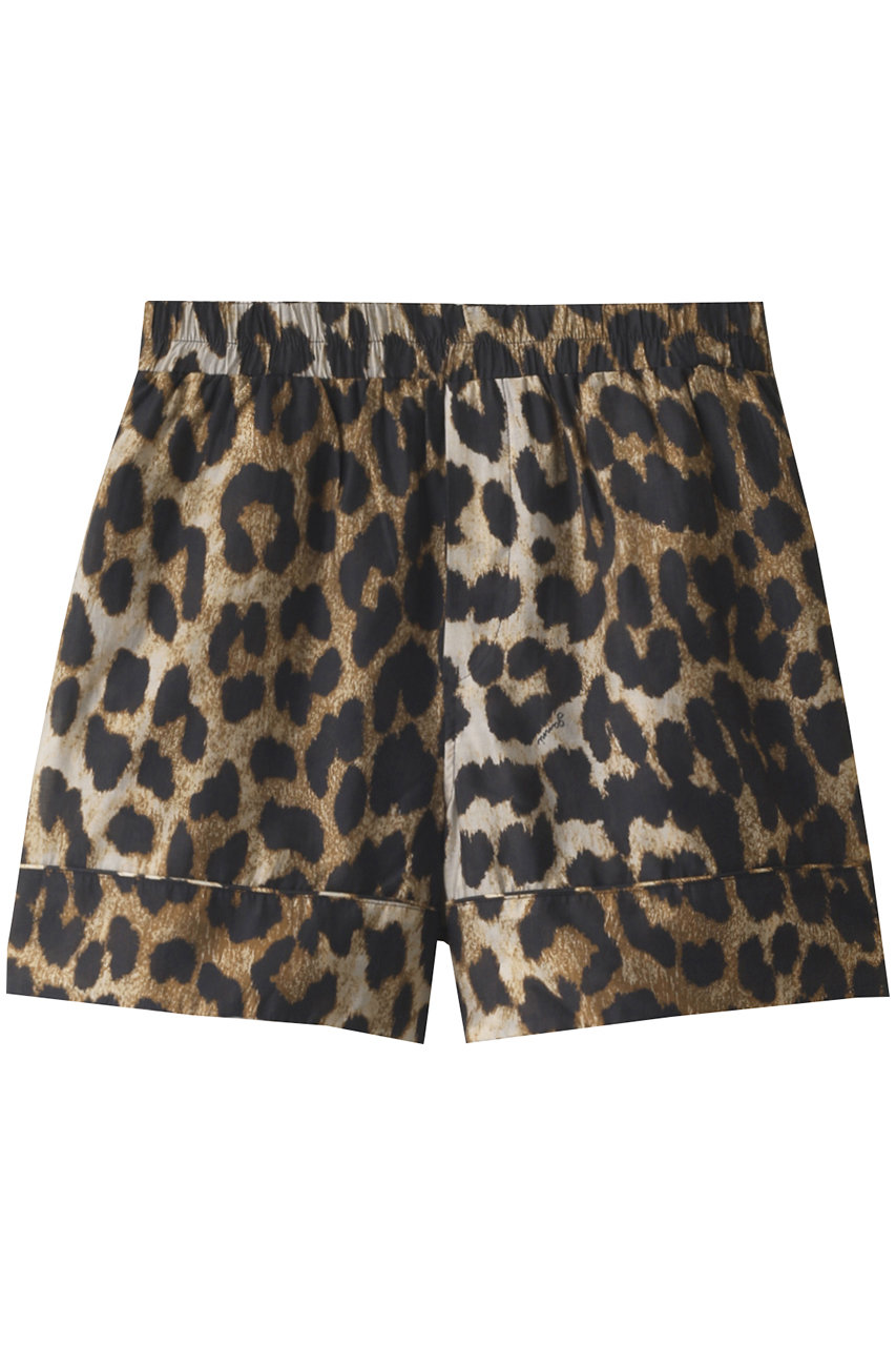 ＜ELLE SHOP＞ Whim Gazette 【GANNI】Leopard パンツ (ベージュ 36) ウィム ガゼット ELLE SHOP画像