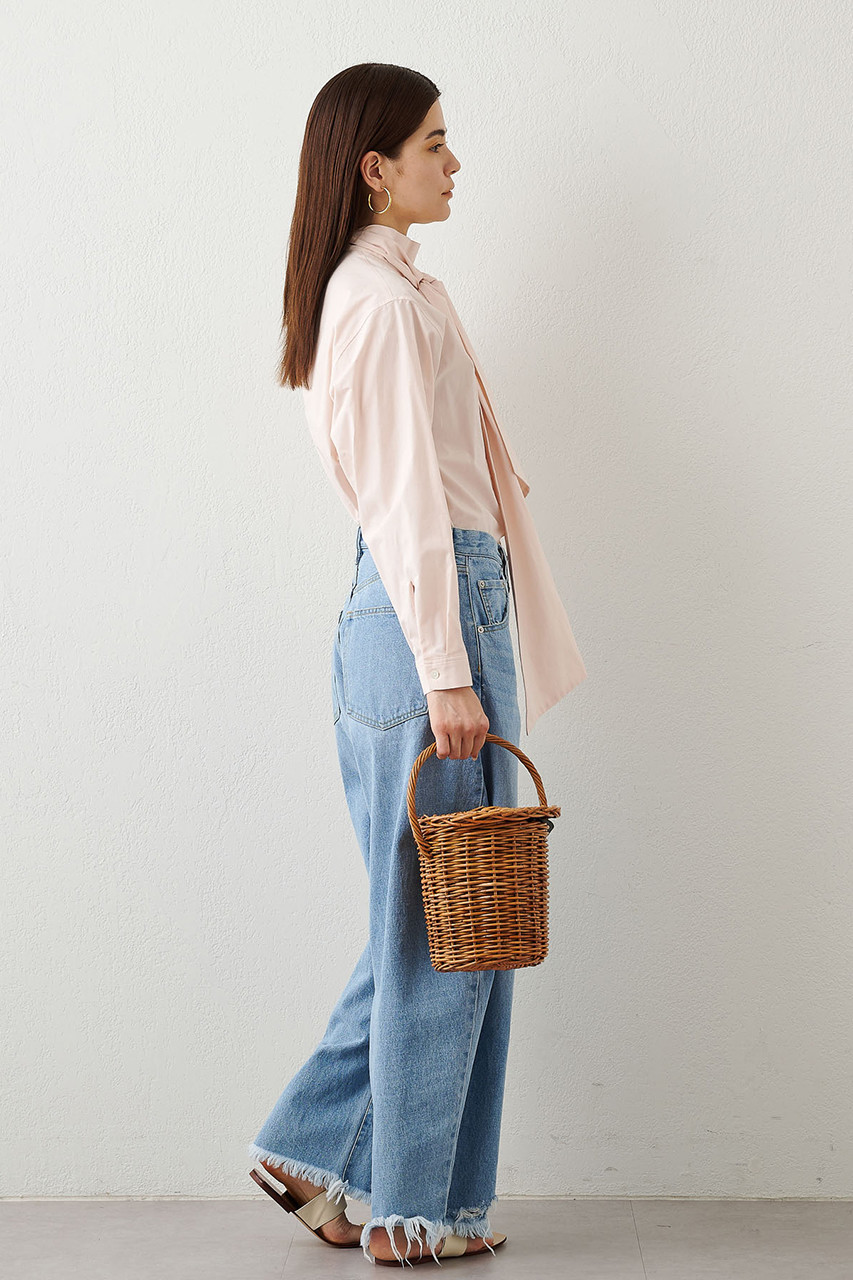 限定 クーポン10% 新品✨WhimGazetteラインカーブDENIM ブルー36