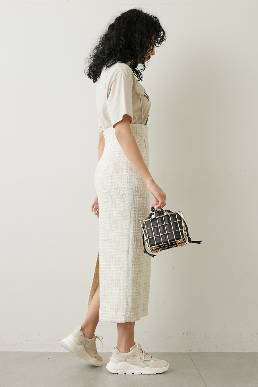 スカート BRIGHT MIX ツィードスカート