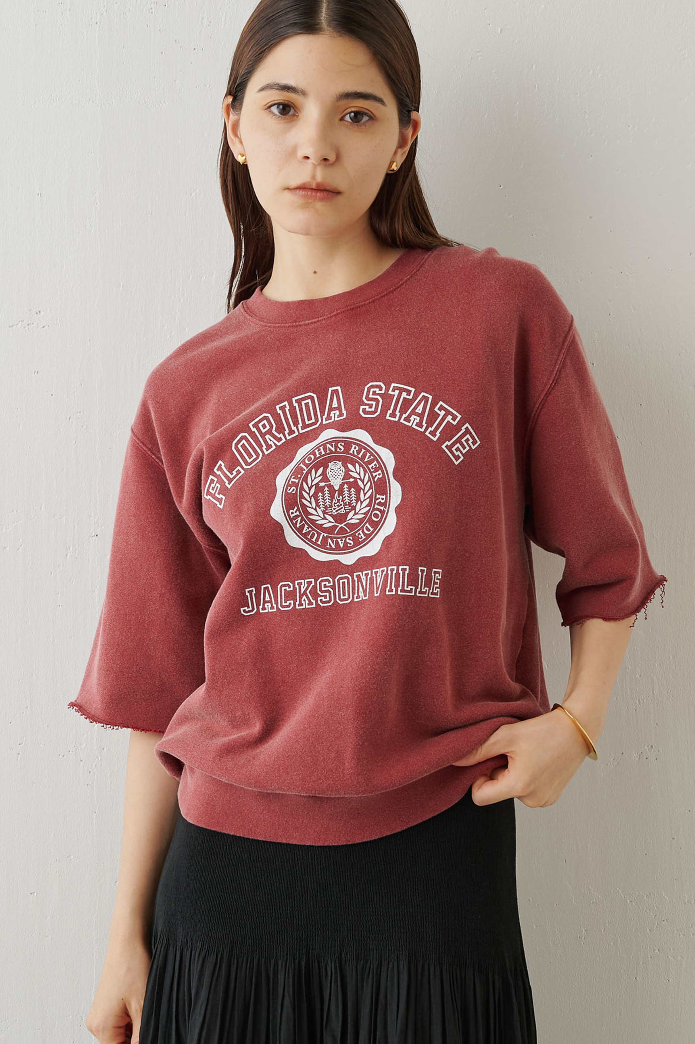 カレッジロゴウラケプルオーバー