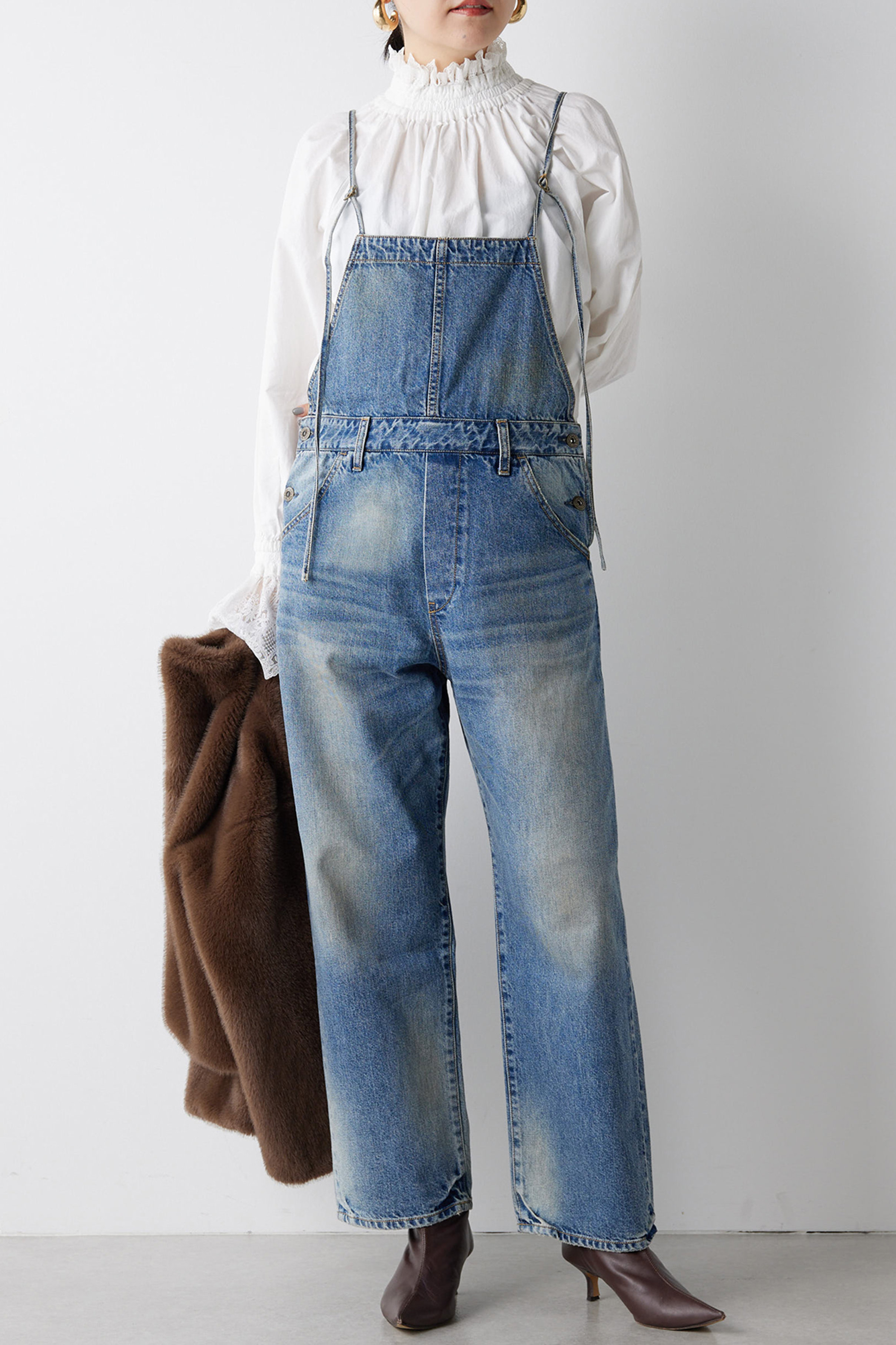 Whim Gazette DENIM ALL IN ONE ウィムガゼット - サロペット 
