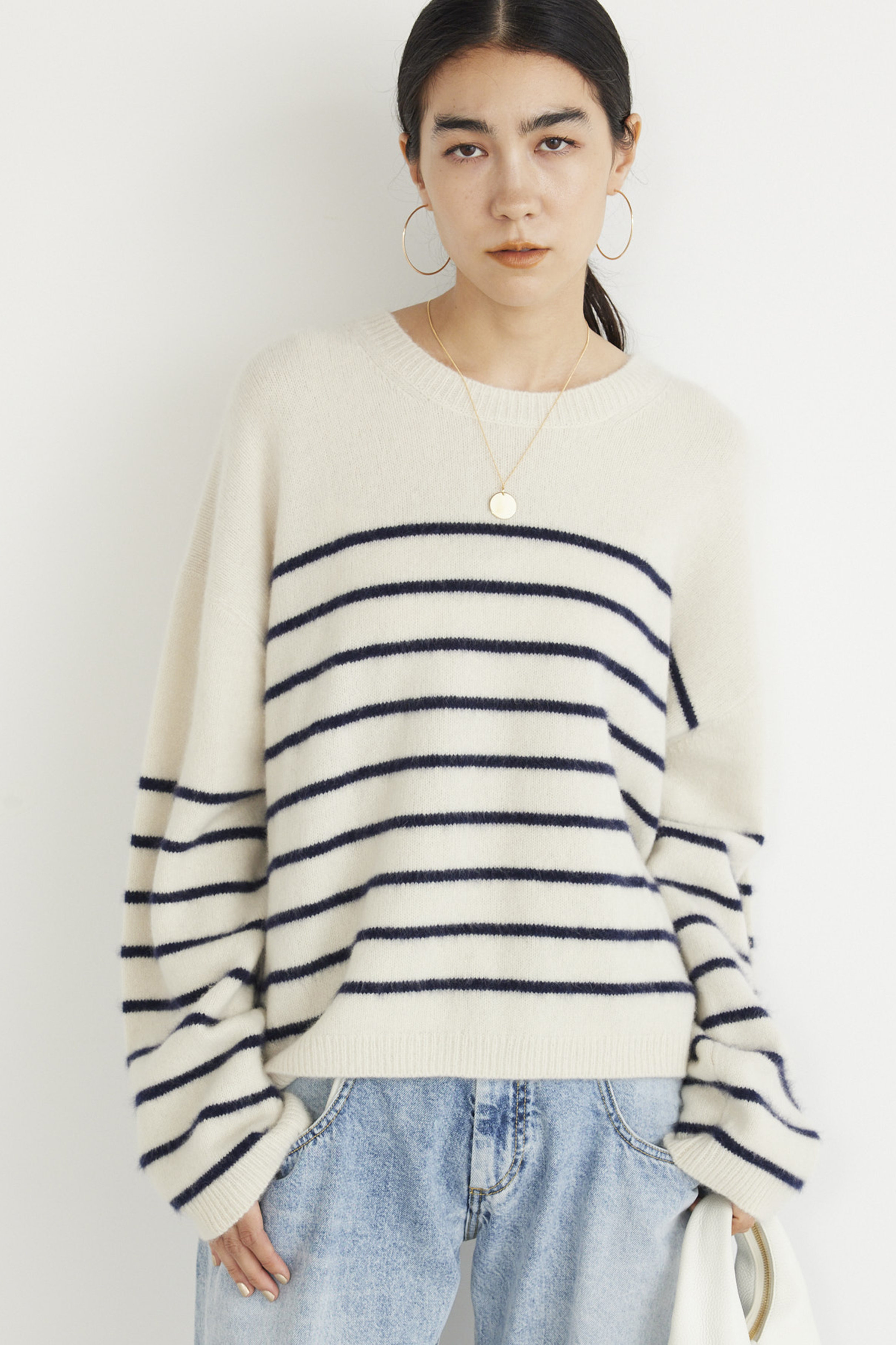 フォックスウールクループルオーバー