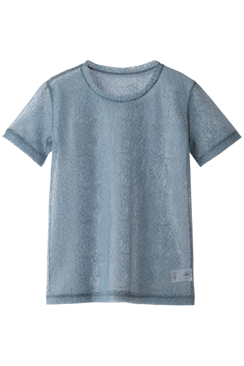 Whim Gazette 【GEMINI】レースTシャツ (ライトブルー, F) ウィム ガゼット ELLE SHOP