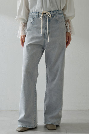 ウィム ガゼット/Whim Gazetteの【予約販売】ドロストデニムパンツ(110600/110604)