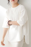 ウィムガゼット Whim Gazette 24SS Vガゼットハーフスリーブプルオーバー カットソー 38 オフホワイト /DO ■OS レディース Whim Gazette ブラウス シャツ Vガゼットハーフスリーブプル