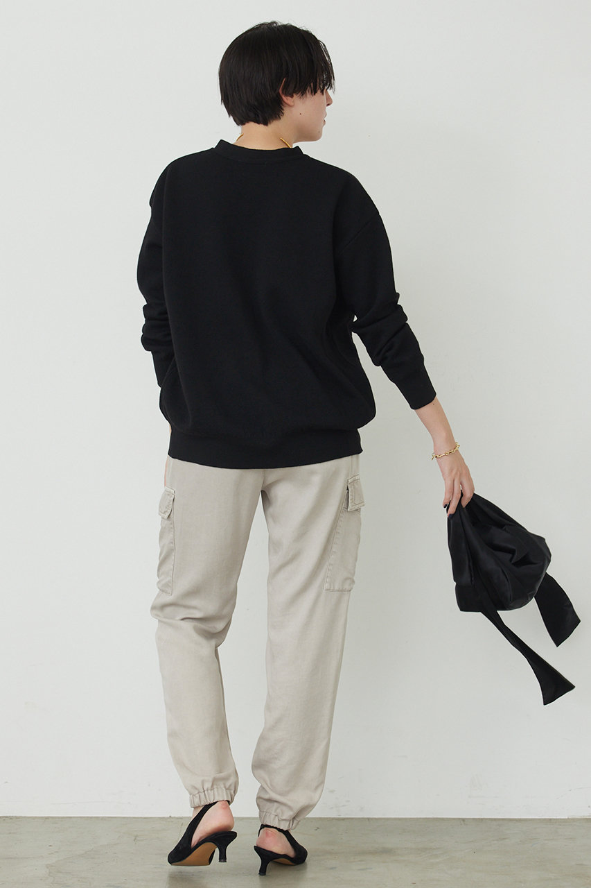 Whim Gazette(ウィム ガゼット)｜ミラノリブカーディガン/ブラック の