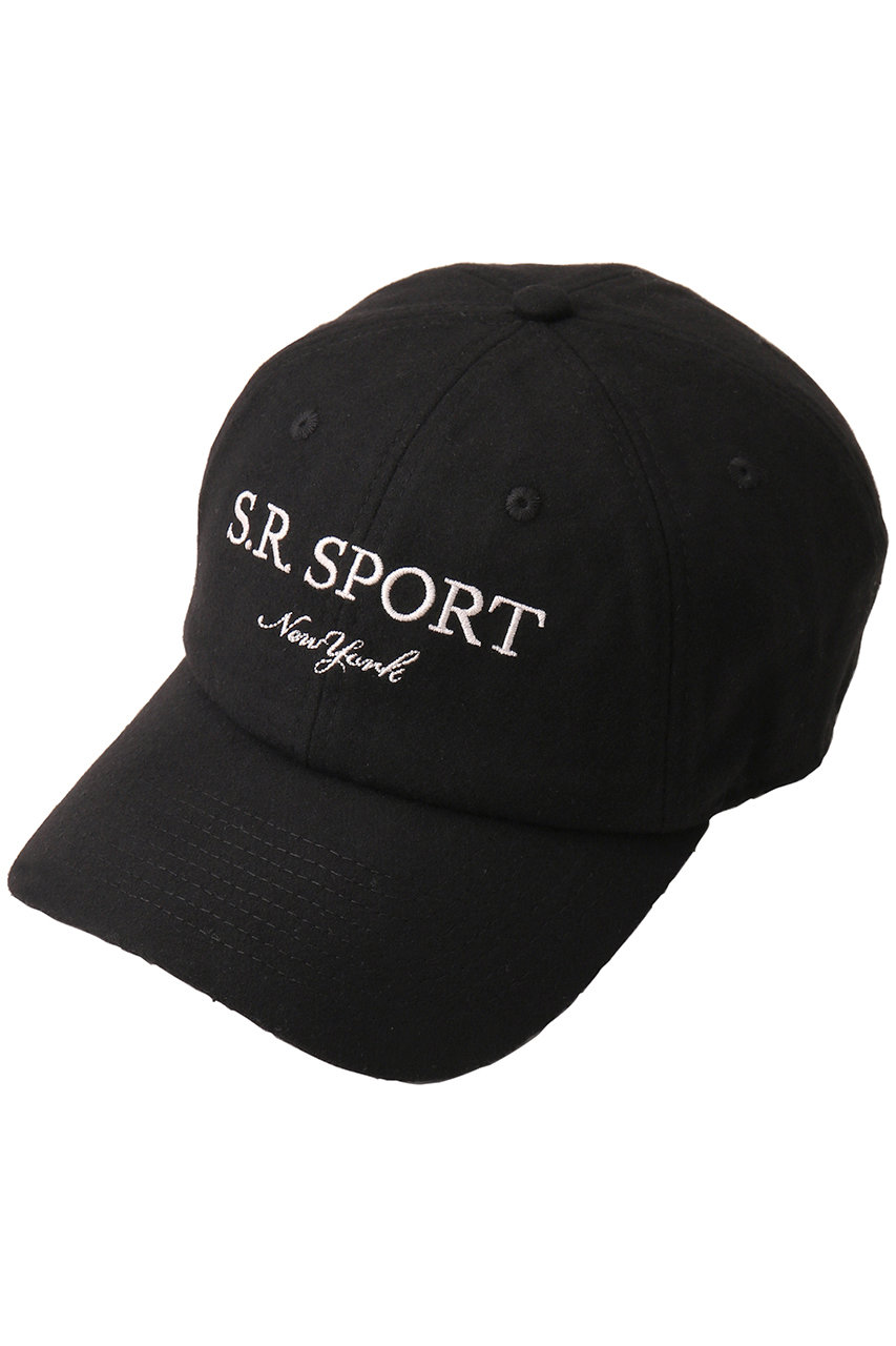 ウィム ガゼット/Whim Gazetteの【Sporty&Rich】S.R. Wool Cap(ブラック/WGZ1042415C0002)