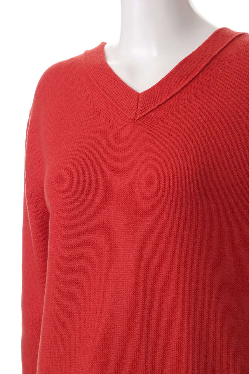 試着のみ美品！タマキニイメ コットンセーター レッド Whim Gazette(ウィム ガゼット)｜【GEMINI】2wayシシュウニットプル