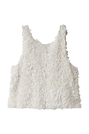 【GEMINI】フラワーモチーフ2wayノースリーブブラウス