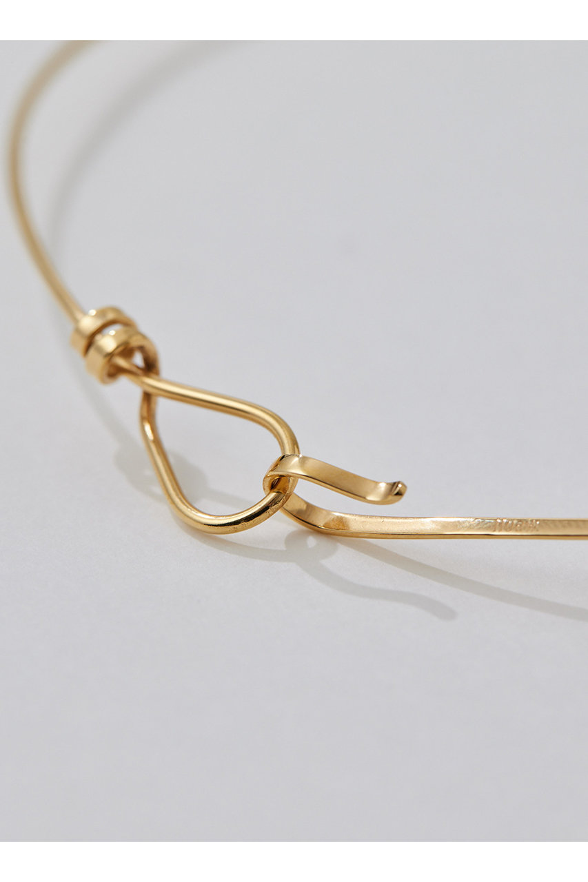 Whim Gazette(ウィム ガゼット)｜【Hoaw.】ノットチョーカー/ゴールド