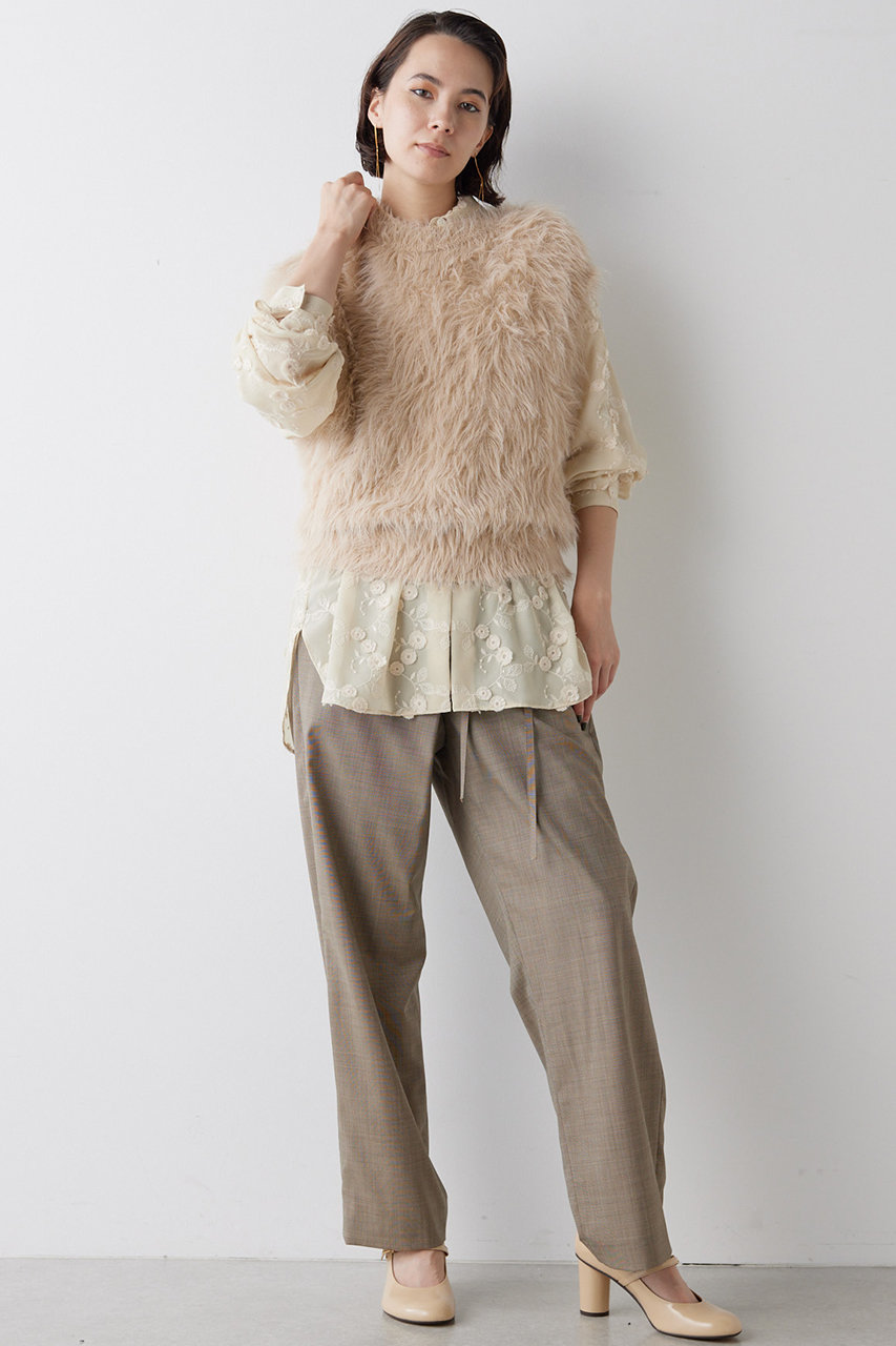 シャギーニットジレ ウィムガゼット Whim Gazette（ウィムガゼット）の「シャギーニットジレ（ベスト