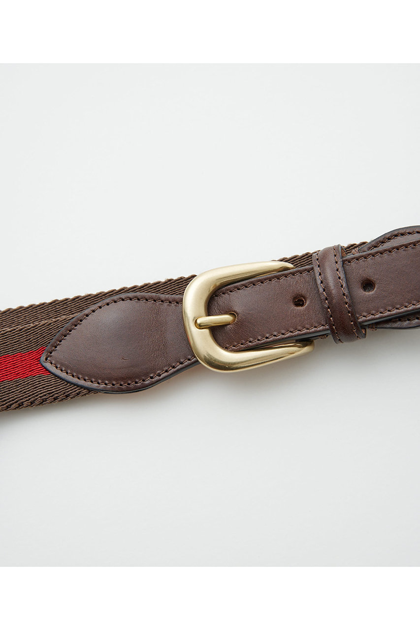 【美品】ADRIANO MANEGHETTI ストライプベルト ADRIANO MENEGHETTI / アドリアーノメネゲッティ エラスティック