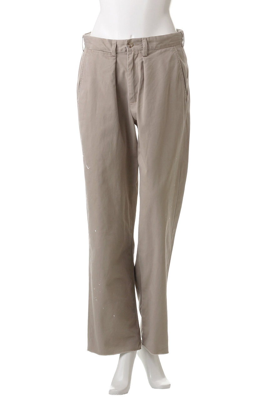 Whim Gazette(ウィム ガゼット)｜【Jeanie Blue】PAINTED PLEAT CHINO