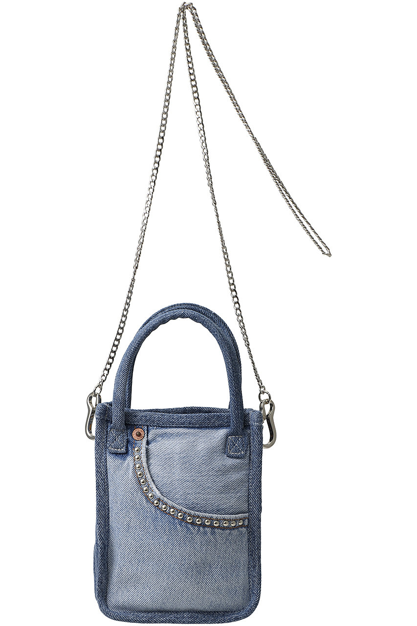 ウィム ガゼット/Whim Gazetteの【Jeanie Blue】STUDS MINI TOTE(ブルー/WGZ1051112C0007)